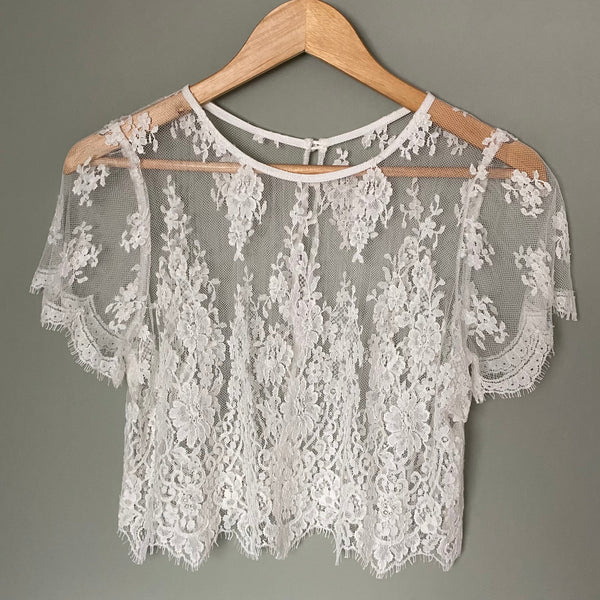 ‘Fleur' lace top