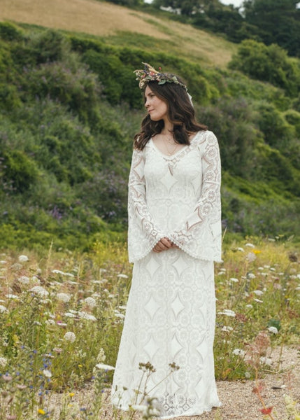 'Orchard' lace bridal dress