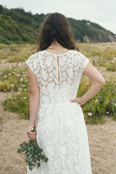 'Petal' loose fitting cotton lace dress