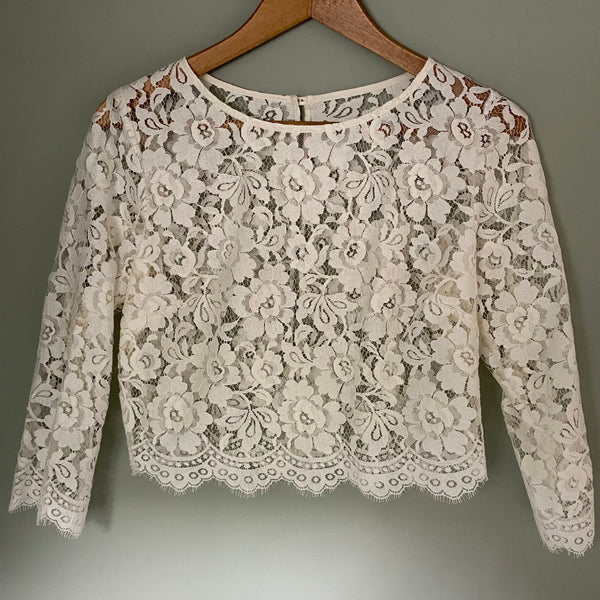 ‘Sophie' floral lace top
