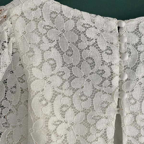 ‘Daisy' organic cotton lace top