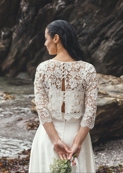 ‘Sophie' floral lace top