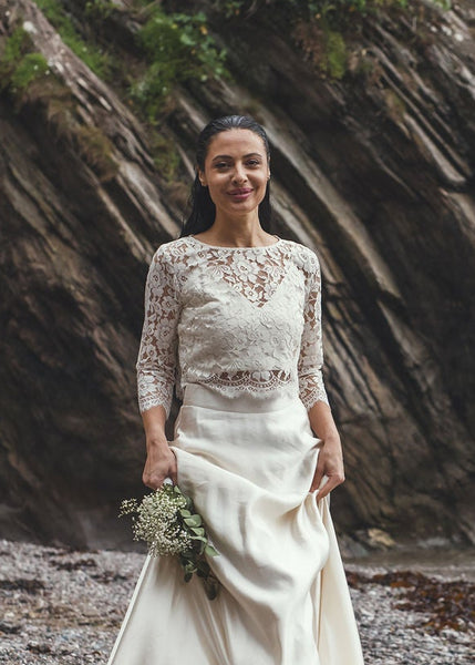 ‘Sophie' floral lace top