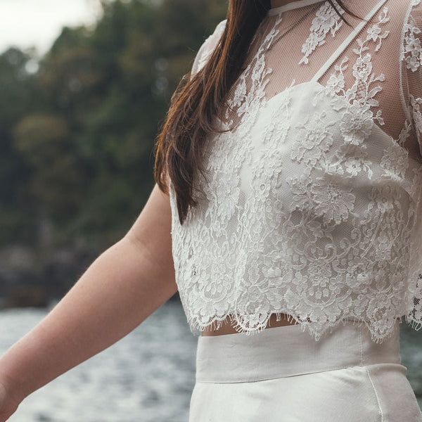 ‘Fleur' lace top