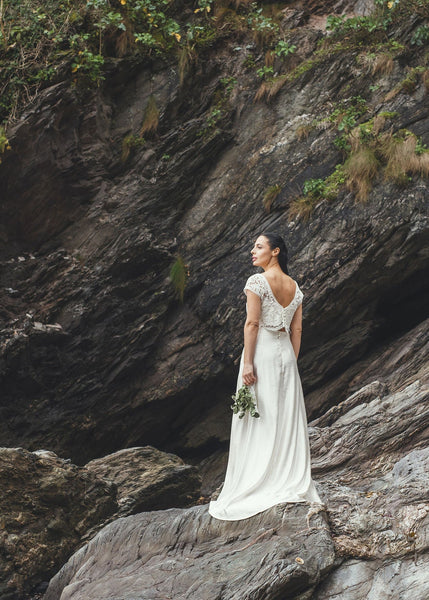 'Ellie' Hemp/silk bridal skirt