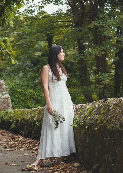 ‘Santorini' Linen Dress