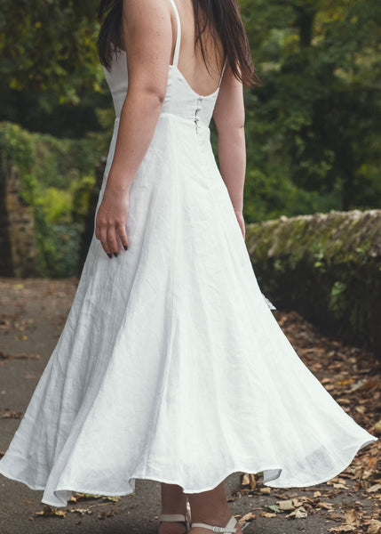 ‘Santorini' Linen Dress