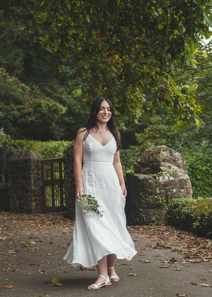 ‘Santorini' Linen Dress
