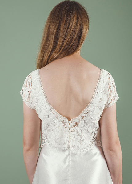 ‘Charlie' low back lace top