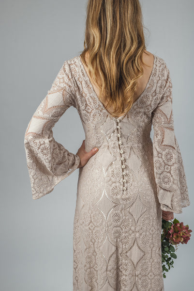 'Forest' cotton lace dress