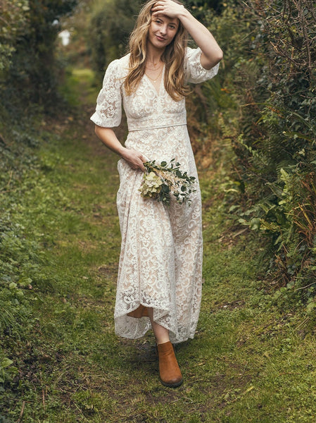 'Elodie' cotton lace dress