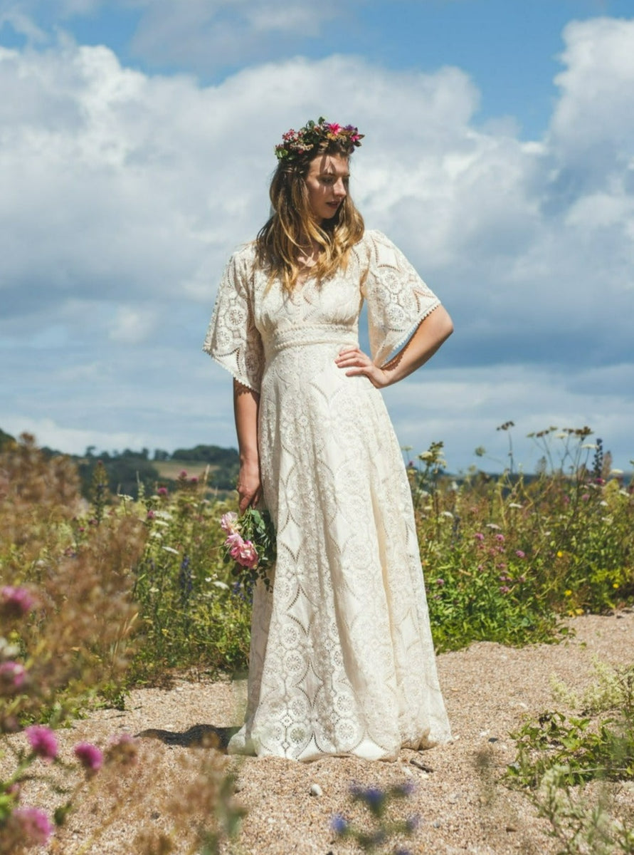 Cotton dresses for wedding guests shop