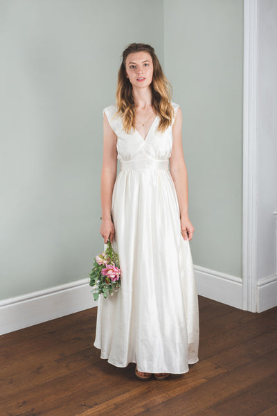 'Eliza' Hemp/silk bridal dress