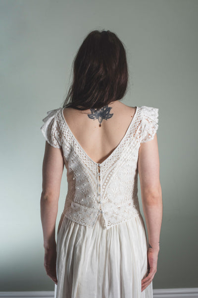 'Nola' V-neck bridal top