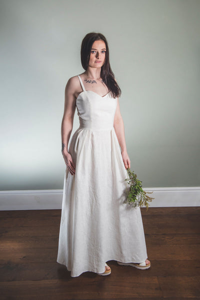 'Sweetheart' Linen Dress