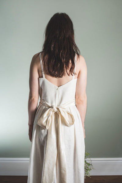 'Sweetheart' Linen Dress