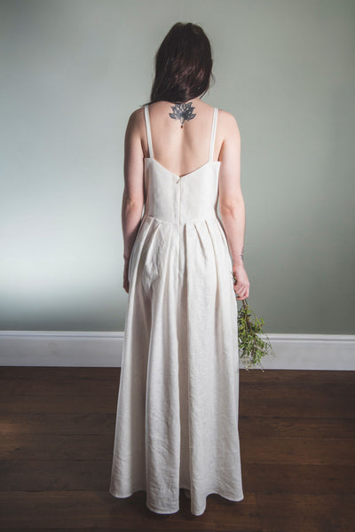 'Sweetheart' Linen Dress