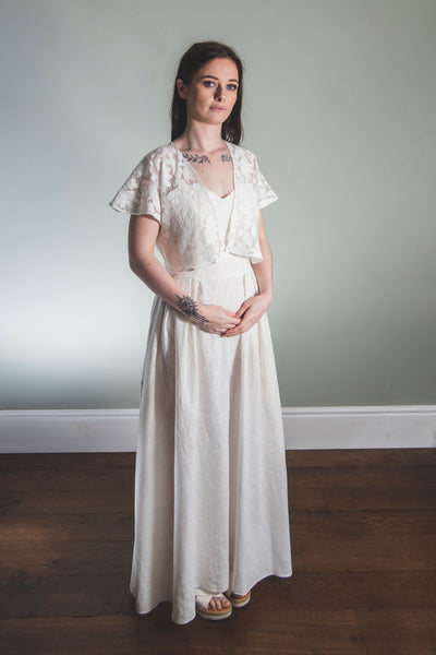 'Sweetheart' Linen Dress