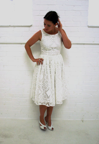 'Alice' dress, cotton lace wedding dress