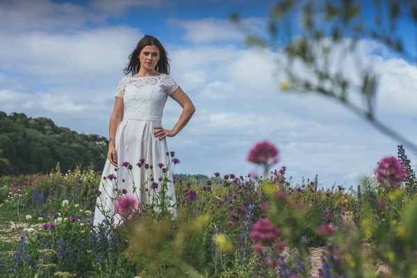 'Sweetheart' Linen Dress