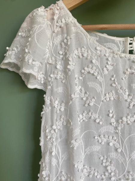 'Amelie’ Organic cotton embroidered dress