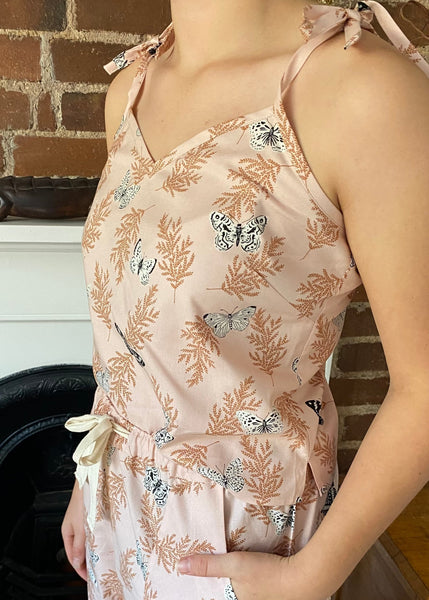 Pink butterfly pyjamas, trousers & cami