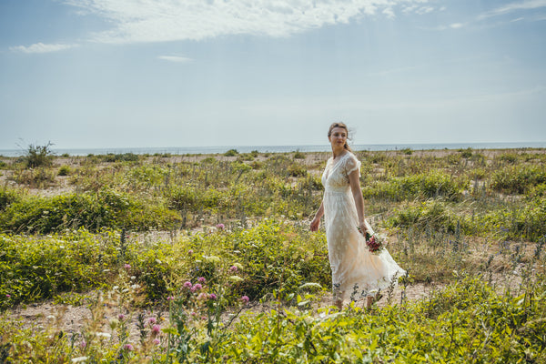 'Skye' Chantilly lace bridal dress