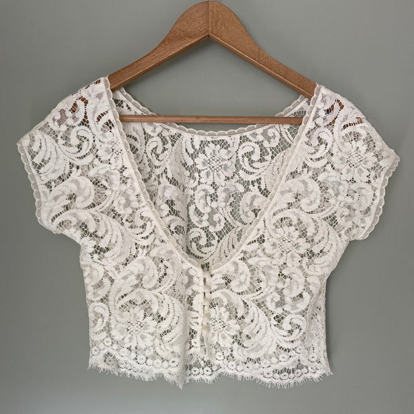 ‘Charlie' low back lace top