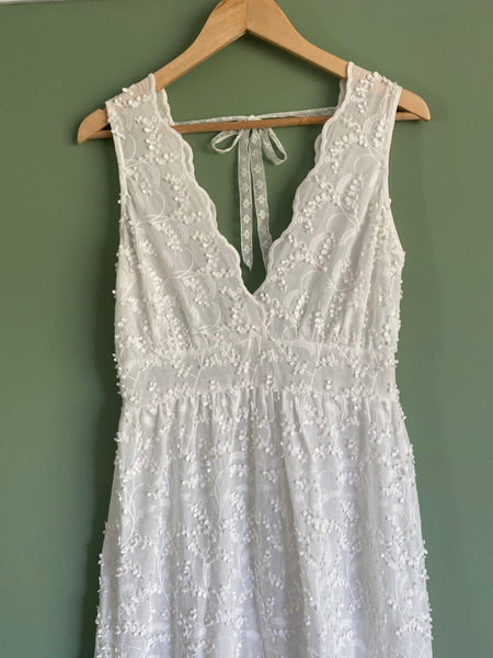 'Lark' Organic cotton embroidered dress