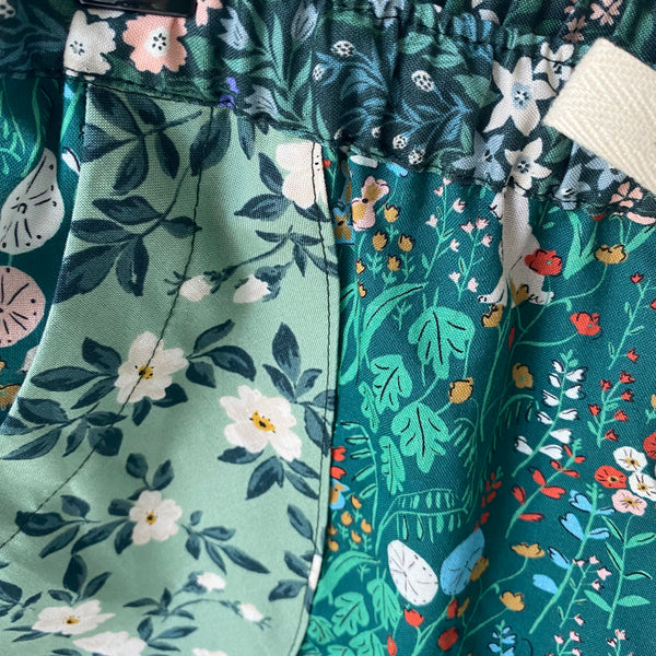 Miss-matched summer pyjamas, shorts and cami