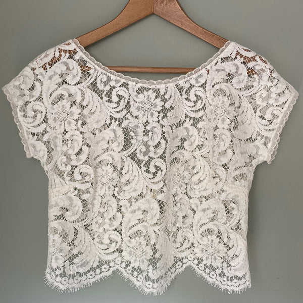 ‘Charlie' low back lace top