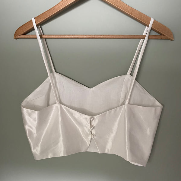 Sweetheart hemp/silk cami top,