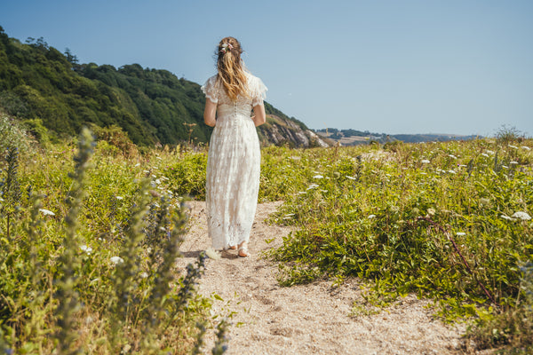 'Skye' Chantilly lace bridal dress