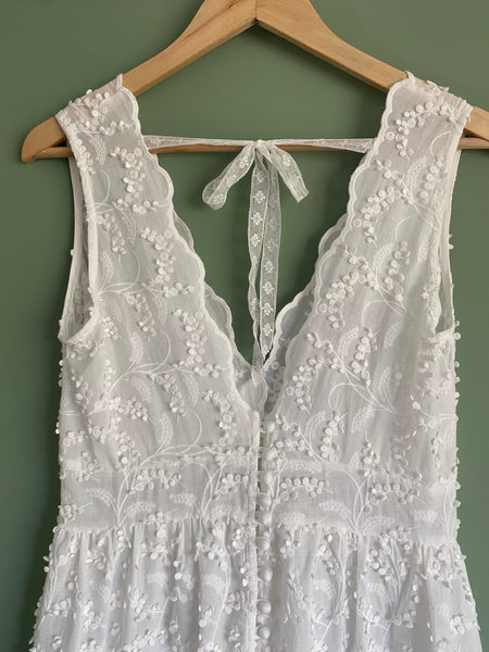'Lark' Organic cotton embroidered dress
