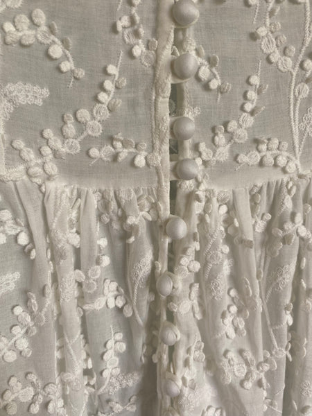 'Amelie’ Organic cotton embroidered dress