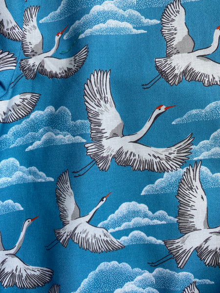 'Fly away' print organic cotton pyjama trousers
