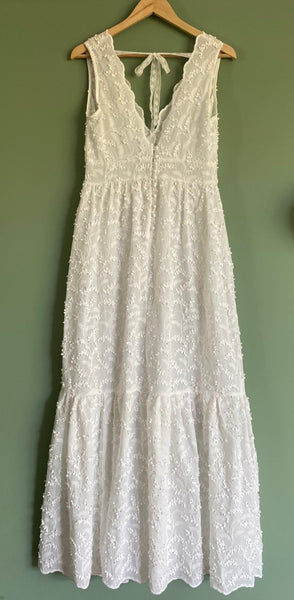 'Lark' Organic cotton embroidered dress