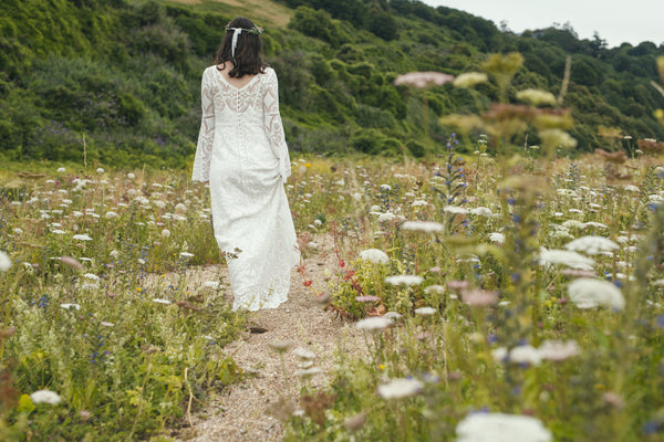 'Orchard' lace bridal dress