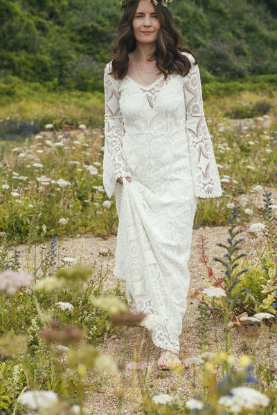 'Orchard' lace bridal dress