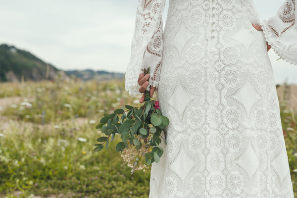 'Orchard' lace bridal dress