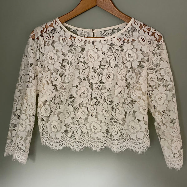 ‘Sophie' floral lace top