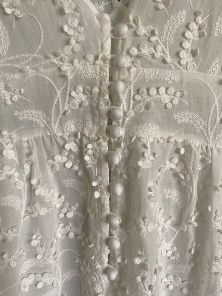 'Lark' Organic cotton embroidered dress
