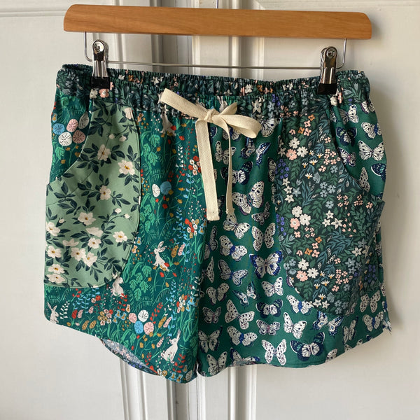 Miss-matched summer pyjamas, shorts and cami