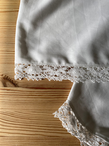 Organic cotton & lace summer pyjamas, shorts & cami