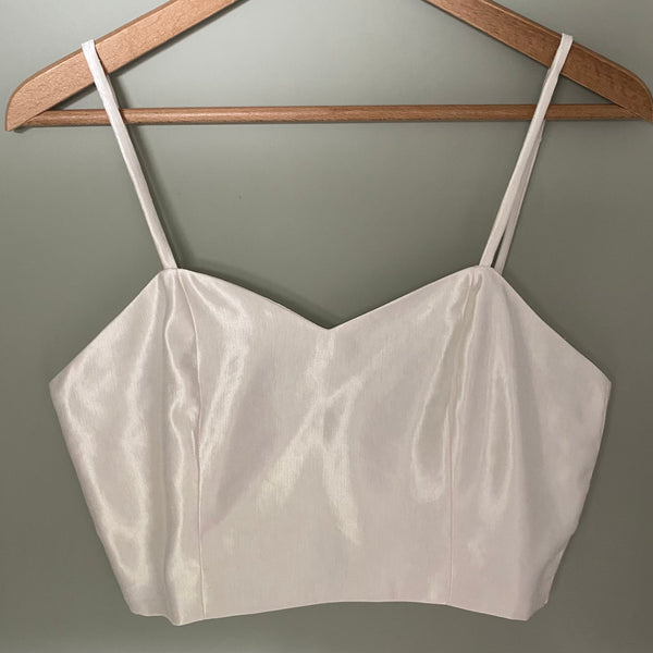 Sweetheart hemp/silk cami top,