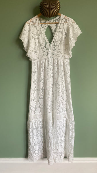 'Olivia' cotton lace bridal dress