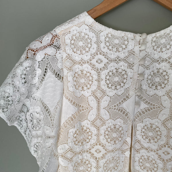 ‘Bronwyn’ cotton lace top