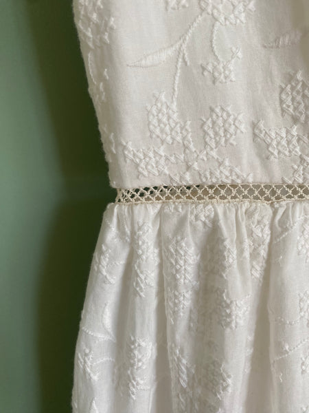'Luna' Organic cotton embroidered dress