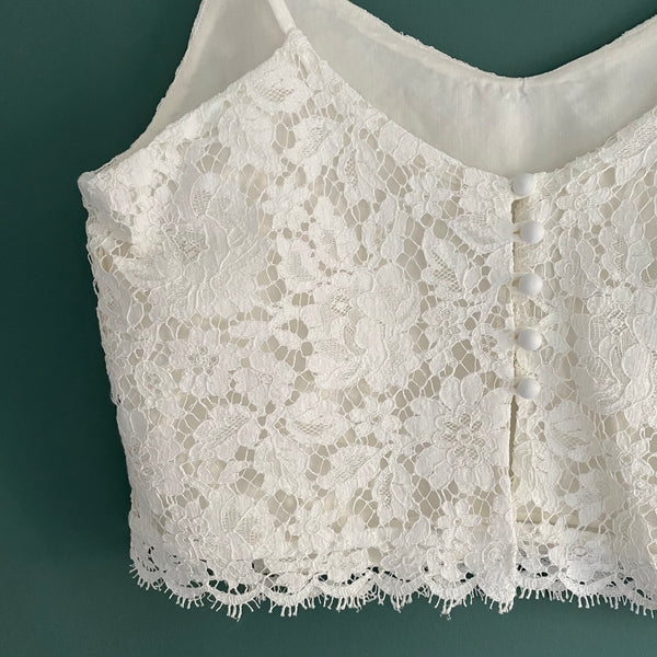 ‘July’ lace cami top,