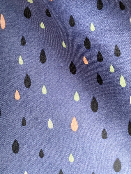 Coloured rain organic cotton pyjamas trousers